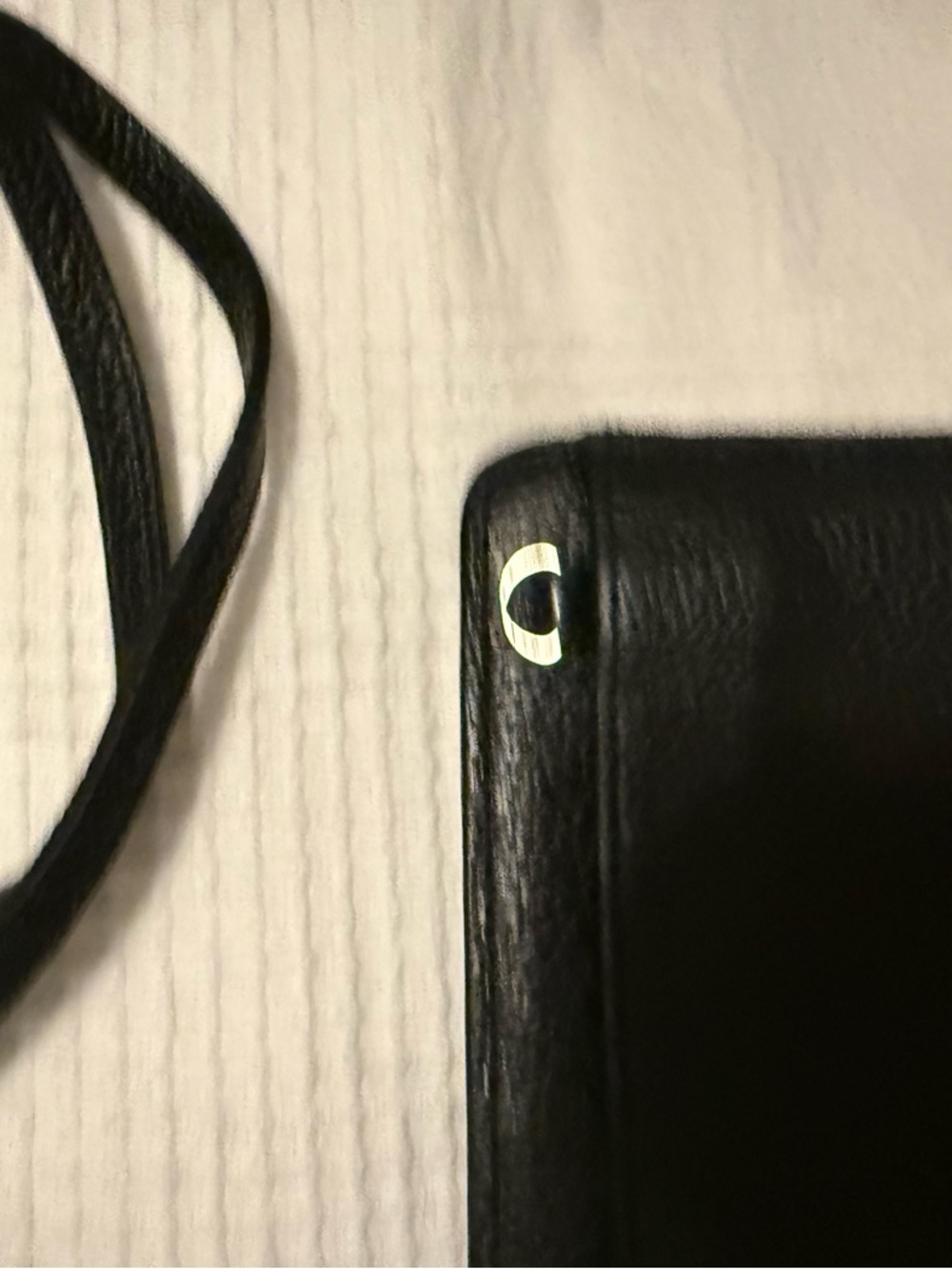 Brighton Black Studded Crossbody Wallet - Picture 7 of 7